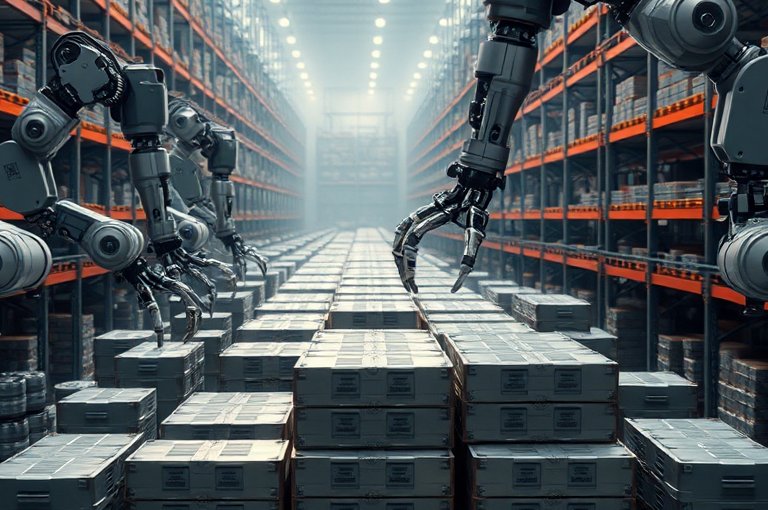 水泥制品倉儲自動化堆垛機